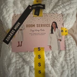 Room Service Plush White Robe